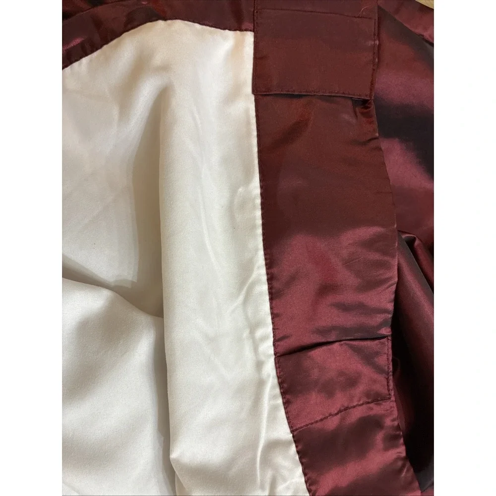 American Living Drapes Burgundy Estate Taffeta 54